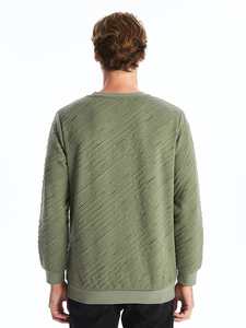Sudadera de Cuello Redondo Tejida a Medida, Estilo Casual, Precio Bajo de Fábrica, Sudaderas al por Mayor - Product Image 2