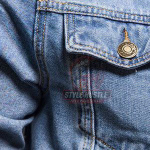 Top Selling Oversized Custom Made Men Jeans <b>Jacket</b> Latest Design <b>Cheap</b> Price OEM Service Men <b>Winter</b> <b>Jacket</b> - Product Image 4