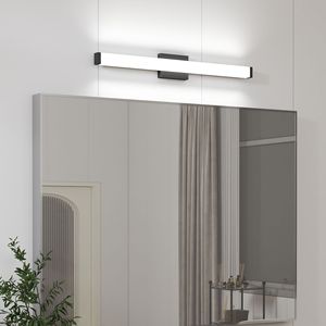 Modern 33-Inch Bathroom <b>Vanity</b> <b>Light</b> 18W LED Bath <b>Lights</b> with Cool White 6000K Black <b>Vanity</b> <b>Mirror</b> 6000K - Product Image 3