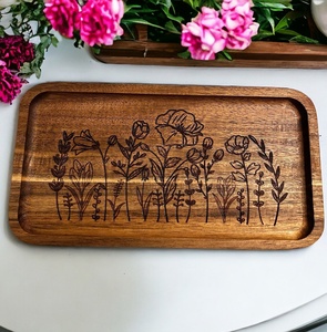 Comprar bandejas de acacia al por mayor en línea, pedir bandejas de acacia al por mayor en India, proveedor de bandejas de acacia para vendedores, fabricante de bandejas de acacia - Product Image 1