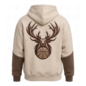 Fabricante de sudaderas personalizadas OEM, sudaderas con bordado de marca, ropa urbana, sudaderas deportivas casuales, sudaderas personalizadas premium. - Product Image 2