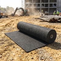 Géotextile non tissé fourni par l'usine avec rapport d'essai, support OEM