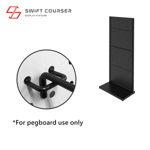 New Design Metal Diy Free Standing <b>Pegboard</b> Drone Flying Display Floor Stand - Product Image 3