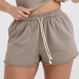 Shorts Deportivos de Cintura Alta para Mujer, 100% Algodón, Ajuste Ceñido, Impresión de Logotipo Personalizado, Secado Rápido, Diseño Personalizado, Ropa de Gimnasio, Entrenamiento - Product Image 5