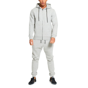 Survêtement de sport grande taille de haute qualité pour hommes avec fermeture à glissière simple saisonnier pour la conception OEM de printemps - Product Image 1