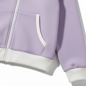 Chándal de Algodón Grueso para Hombre, Chándales Deportivos al por Mayor, Ropa Deportiva para Hombre, Chándal Personalizado de Dos Tonos, Corte Ajustado, con Cremallera, Alta Calidad - Product Image 2