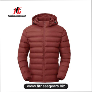 Chaqueta de Invierno Acolchada para Hombre, Diseño Personalizado, Brillante, con Capucha, Estilo Bomber, Gruesa, Negra, Resistente al Viento - Product Image 3