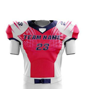 Ensemble de vêtements d'uniforme de football américain à manches courtes personnalisable pour les équipes d'entraînement - Vêtements de sport à séchage rapide et anti-humidité - Product Image 3