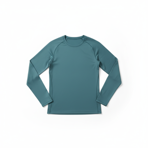 Men's Long Sleeve Compression <b>Shirt</b> Solid Color Quick Dry Sporty Fit O-Neck Knitted <b>Polyester</b> Slim Fit - Product Image 2