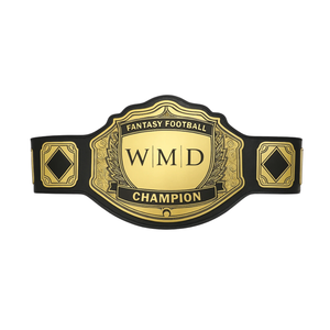 Ceinture de Champion de Fantasy Football Personnalisable, Ceinture de Championnat de Lutte WMD, Édition de Collection - Product Image 1