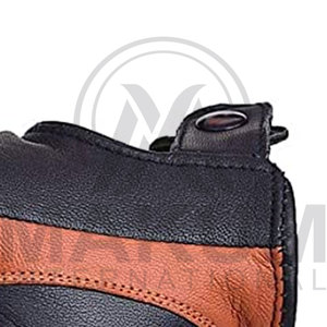 Gants en cuir pleine fleur à prix de gros personnalisé, gants de conduite en cuir pur avec boutons-pression, ajustement parfait, doux et de qualité supérieure - Product Image 2