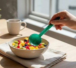 Cuchara para servir de resina, diseño premium de alta resistencia, agarre cómodo para servir arroz, ensalada, pasta y guarniciones fácilmente - Product Image 5