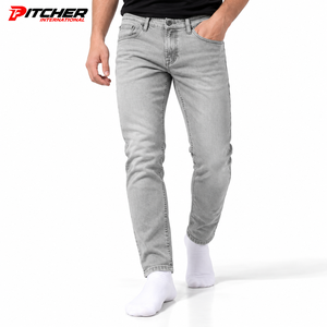 Custom <b>Mens</b> Dirty Wash Denim <b>Jeans</b> Cotton Stretch Denim <b>Relaxed</b> <b>Fit</b> Wholesale Fashion Retail - Product Image 2