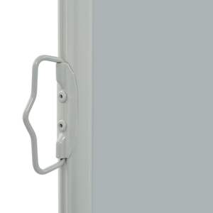 Toldo Lateral Retráctil Gris Ctoneat de 31.5x118.1 Pulgadas, Refugio para Exteriores, Marco de Aluminio Manual, Estilo Moderno - Product Image 5