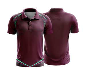 Custom Custom Cricket Polo Jersey Supplier Manufacturer Durable Stitching for Men Women Youth Quick-Dry Dry-Fit Active Polo - Product Image 4