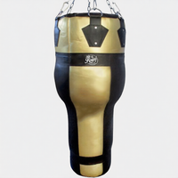 Nouveauté : Sac de frappe d'angle en cuir durable pour l'entraînement de boxe BY THE ROYAL BOXING