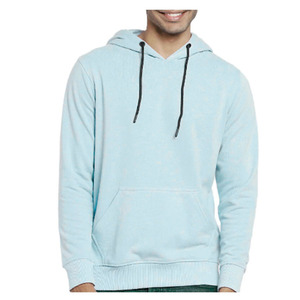 Men's 100% Cotton Winter Long Sleeve Hoodie Breathable Eco-Friendly Pullover Front Custom Logo Printing Pocket 450g Hoodie - Product Image 2