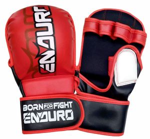 โลโก้แบบกำหนดเอง ผ้าคุณภาพสูง น้ำหนักเบา ถุงมือ MMA สำหรับฝึกซ้อมแบบมืออาชีพ ครึ่งนิ้ว ปรับได้ด้วยแถบตีนตุ๊กแก - Product Image 1