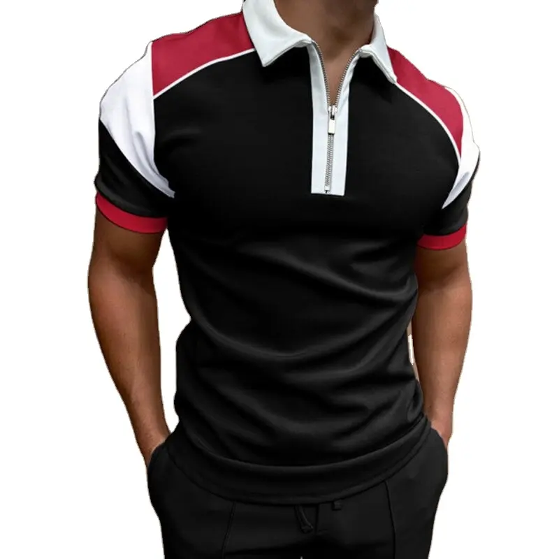 Мужская рубашка-поло, Мужская модная Повседневная Деловая мужская рубашка-поло, дизайн логотипа на заказ