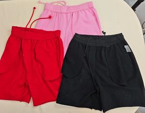 Shorts de sport pour hommes en mélange de coton, décontractés, confortables, tissu doux, taille élastique, vêtements de détente - Product Image 2