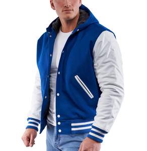 Stonefield Manufacturing Geometric Patchwork Stand Collar Varsity <b>Jacket</b>-100% Wool Hooded <b>Waterproof</b> Streetwear <b>Winter</b> Outerwear - Product Image 4