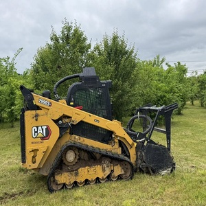 For Compact Skid Steer Loader with <b>Mulcher</b> Attachment Heavy Duty Diesel 2000kg for Forestry Land Clearing - Product Image 1