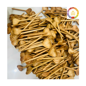 Cuillère en bois |   Cuillère à sel et épices en bambou |   Petite taille |   Vaisselle réutilisable |   Prix fournisseur - Product Image 5