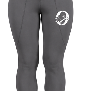 Pantalon d'équitation pour femme personnalisé, gris anthracite, taille haute, extensible, coupe ajustée, avec poches avant et arrière - Product Image 4