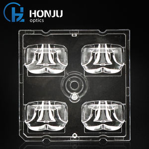 HONJU 157x65度街路灯レンズ5050モジュールレンズ用屋外プラスチックLED光学ライトレンズ - Product Image 1