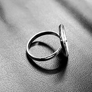 New Solid 925 Sterling <b>Silver</b> Plain Cushion Heart Shape Collet Cup <b>Ring</b> Bezel Setting Best Wedding Fine Jewelry <b>For</b> <b>Men</b> & Women - Product Image 2