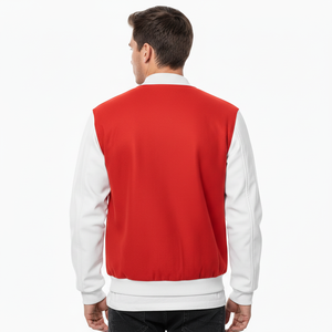 Veste d'hiver décontractée pour homme, modèle 2026, design personnalisé, veste bomber boutonnée, broderies en satin, patchs, grandes tailles - Product Image 5