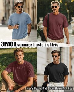 Camiseta Casual de Algodón para Hombre, Manga Corta, Cuello Redondo, Color Sólido, Transpirable, Cómoda, para Uso Diario, Fabricante de Ropa - Product Image 4