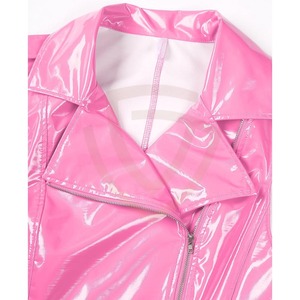 Women's Leather <b>Motorcycle</b> Vest Sleeveless Custom Design with Front Pockets and Durable Stitching for Riding Use Leather Vest - Product Image 5