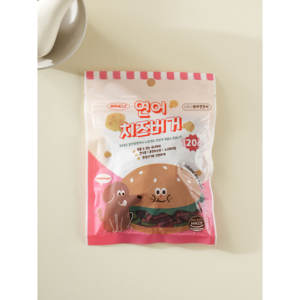 Miracle Cheese Burger pour chiens 120g Friandises au saumon Nourriture préférée des animaux - Product Image 1