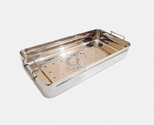 Caja para Instrumentos de Esterilización, Acero Inoxidable Premium, Autoclavable, Organizador de Instrumentos Quirúrgicos, Dentales y Médicos - Product Image 1