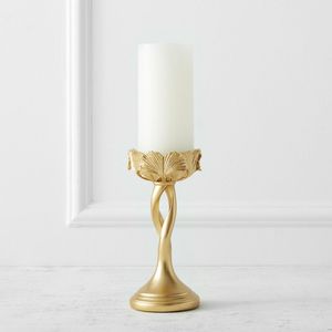 Hammered Bronze Metal Candle Holder Set Tall <b>Decorative</b> Candlestick Vintage Home <b>Decor</b> <b>Table</b> Centerpiece Style - Product Image 5