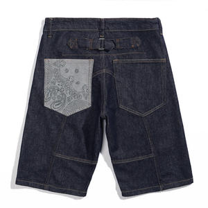 Shorts de Mezclilla para Hombre, Cintura Media, Ecológicos, Resistentes al Viento, Verano, Algodón Fino, Corte Recto, Casuales, Dos Bolsillos Laterales, Ligeros - Product Image 6
