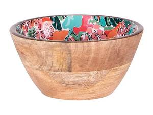 Wooden Enamel Bowl Spoon Set - Product Image 3