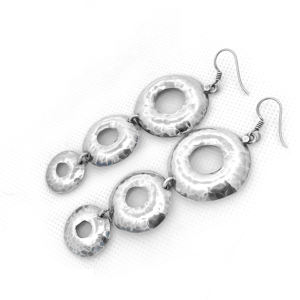 Pendientes de Plata con Esmalte para Mujer, Diseño de Concha de Vieira, Engaste de Bisel, para Boda/Compromiso, Regalo Moderno/Minimalista - Product Image 1