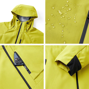 Custom Windbreaker <b>Jacket</b> High Quality Outdoor Water Resistant Windproof Hooded <b>Jacket</b> for <b>Men</b> Hiking & <b>Running</b> - Product Image 4