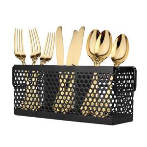 Porte-couverts élégant en acier galvanisé pour table de cuisine avec un design rustique et vintage - Product Image 3