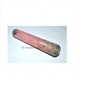 Best Selling High Polished Gemstone Crystals Quartz Chips <b>Orgonite</b> Orgone Energy Smooth Massage Wands for Skin Massage - Product Image 3