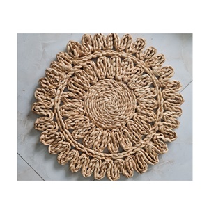 Manteles individuales de tejido de maíz tejido redondo Natural de Vietnam para mesa de boda cocina comedor decoración de pared fiesta en casa decoración de boda - Product Image 4