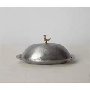 Recipiente de metal para mantequilla con tapa, contenedor para almacenar mantequilla para la encimera de la cocina, desayuno - Product Image 4