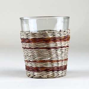 Accessoires de table écologiques en jonc de mer : porte-gobelet, paille, pichet à café, couvercle pour boisson en jonc de mer - Product Image 2