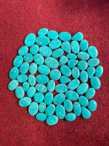 Pierre précieuse amazonite de qualité supérieure, bleu-vert, pierre naturelle pour la fabrication de bijoux, bagues, colliers, disponible à la vente - Product Image 5