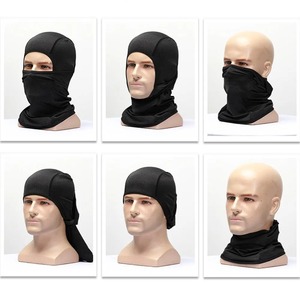Masque facial balaclava bleu foncé unisexe, extensible en spandex, respirant, imperméable, coupe-vent, réglable, pour les sports de plein air, vêtements d'hiver - Product Image 6