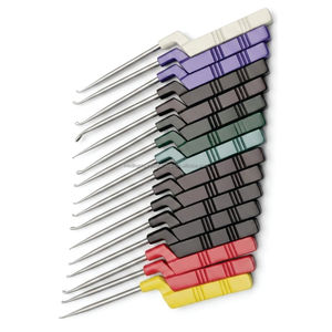 Ensemble de 16 instruments de neurochirurgie de haute qualité pour microdiscectomie cervicale Codman, curettes à baïonnette, certifiés CE - Product Image 4