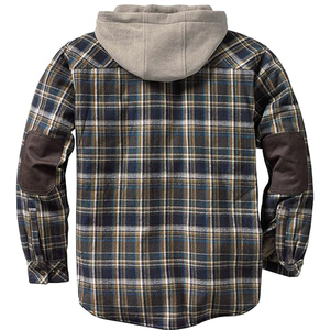 Unisex Thick Ultra Soft Cartoon Print Streetwear Hooded <b>Flannel</b> Shirt <b>Jacket</b> with Side Warm Pockets - Product Image 3