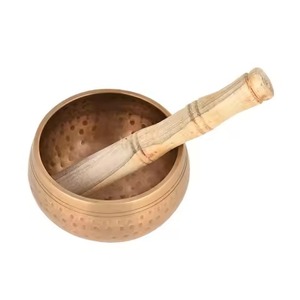 Cuenco de Canto de Latón Ecológico Premium para Terapia de Sonido, Meditación, Yoga, Mindfulness, Sanación, Relajación y Decoración Espiritual - Product Image 4